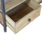 Coffee Table with Iron Base Living Artisan Furniture 