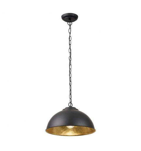 Colman Pendant Light Matt Black Lighting Regency Studio 