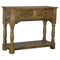 Console Table with 2 Drawers and Turned Legs Living Artisan Furniture 