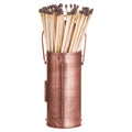 Copper Match Holder With 60 Matches Accessories Hill Interiors 