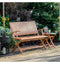 Corfu Outdoor Folding Bench Living Regency Studio 
