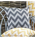 Cotton Chevron Cushion Grey (2pk) Accessories Regency Studio 