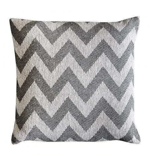 Cotton Chevron Cushion Grey (2pk) Accessories Regency Studio 