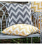 Cotton Chevron Cushion Ochre (2pk) Accessories Regency Studio 
