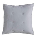 Cotton Stitch Cushion White Silver Accessories Regency Studio 