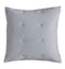 Cotton Stitch Cushion White Silver Accessories Regency Studio 