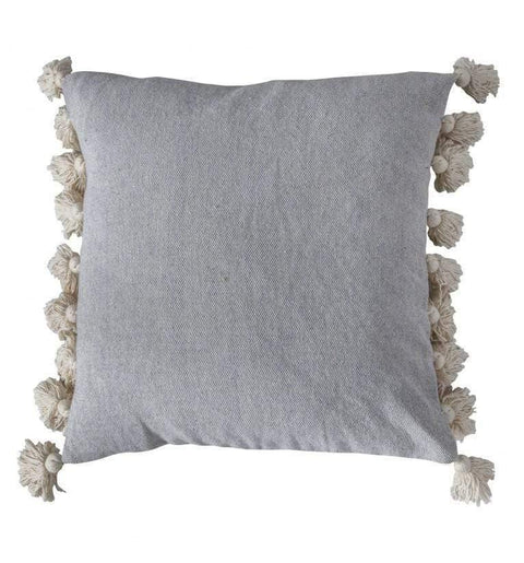 Cotton Tassel Cushion Natural Accessories Regency Studio 