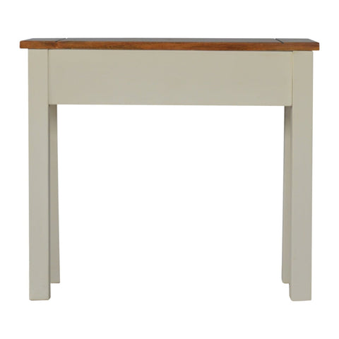 Country Two Tone Console Table Living Artisan Furniture 