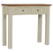 Country Two Tone Console Table Living Artisan Furniture 