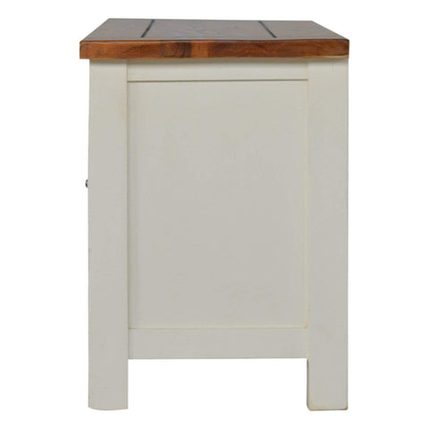 Country Two Tone Media Unit Living Artisan Furniture 