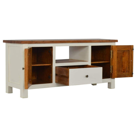 Country Two Tone Media Unit Living Artisan Furniture 