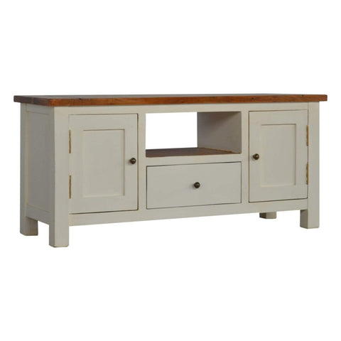 Country Two Tone Media Unit Living Artisan Furniture 