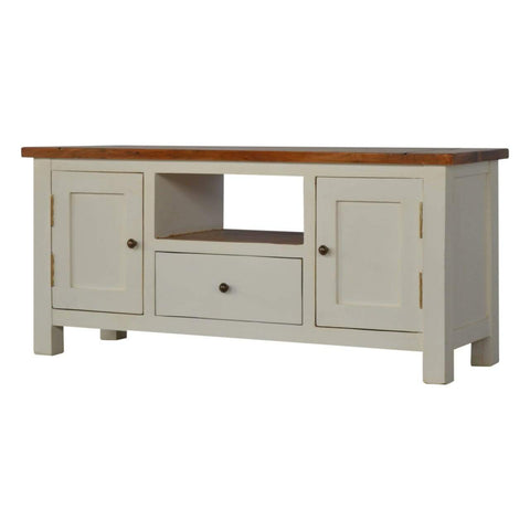 Country Two Tone Media Unit Living Artisan Furniture 
