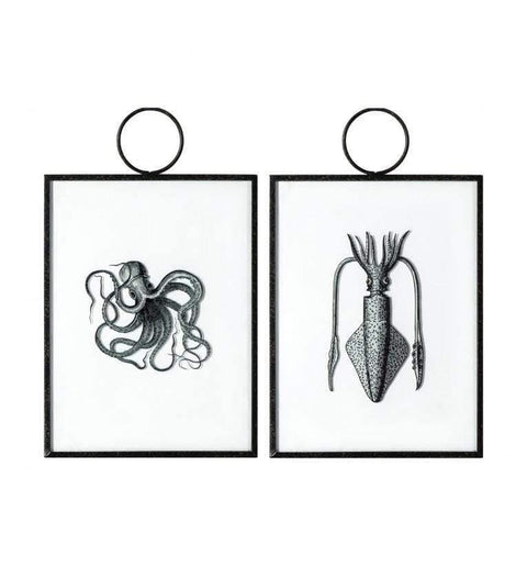Creatures of the Deep Hanging Art Set of 2 Accessories Regency Studio 
