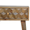 Cube Carved Bedside Sleeping Artisan Furniture 