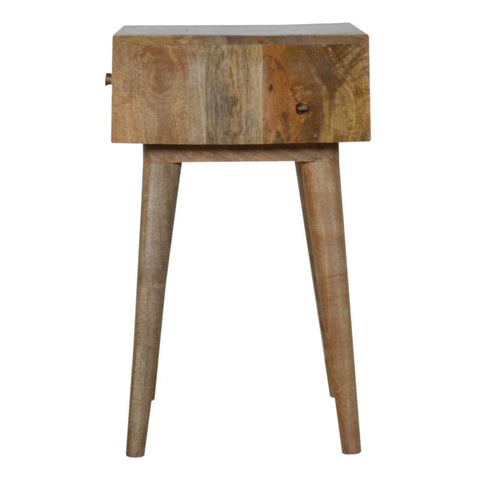 Cube Carved Bedside Sleeping Artisan Furniture 