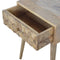 Cube Carved Bedside Sleeping Artisan Furniture 