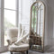 Curtis Weathered Panelled Arch Window Mirror Sleeping Regency Studio 