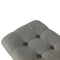 Curved Grey Tweed Bench Living Artisan Furniture 