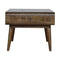 Curved Grey Washed Coffee Table Living Artisan Furniture 