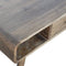 Curved Grey Washed Coffee Table Living Artisan Furniture 