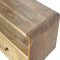 Curved Oak-ish Console Table Living Artisan Furniture 