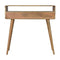 Curved Oak-ish Console Table Living Artisan Furniture 