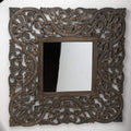 Dakato Grey Wash Carved Mirror Mirrors Hill Interiors 