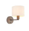 Daley Wall Light Bronze & Marble Faux Silk Lighting Regency Studio 