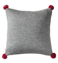 Dancing Reindeers Pom Pom Cushion Grey Accessories Regency Studio 