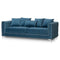 Darcy Three Seater Button Pressed Sofa Living Hill Interiors 