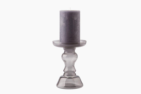 Dark Grey Pillar Candle by Lene Bjerre Candle Lene Bjerre 