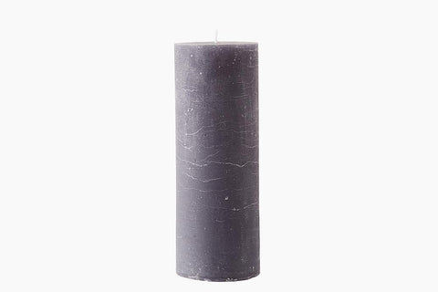 Dark Grey Pillar Candle by Lene Bjerre Candle Lene Bjerre 