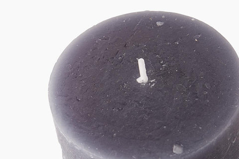 Dark Grey Pillar Candle by Lene Bjerre Candle Lene Bjerre 