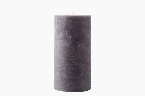 Dark Grey Pillar Candle by Lene Bjerre Candle Lene Bjerre 