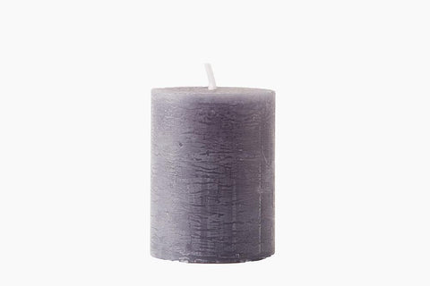 Dark Grey Pillar Candle by Lene Bjerre Candle Lene Bjerre 
