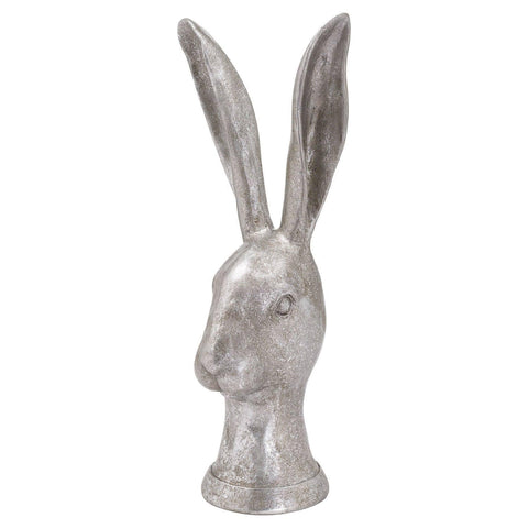Decorative Silver Hare Head Accessories Hill Interiors 