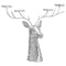 Deer Bust Candle Holder Accessories Hill Interiors 
