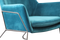 Delilah Armchair - Blue Velvet Armchairs Distinction Furniture 