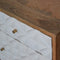 Diamond Carved 1 Door Bedside Sleeping Artisan Furniture 