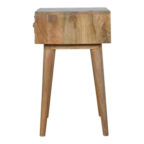 Diamond Carved Bedside Sleeping Artisan Furniture 