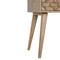 Diamond Carved Bedside Sleeping Artisan Furniture 