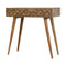 Diamond Carved Console Table Living Artisan Furniture 