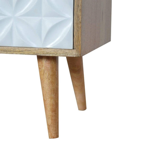 Diamond Carved Media Unit Living Artisan Furniture 