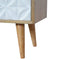 Diamond Carved Media Unit Living Artisan Furniture 