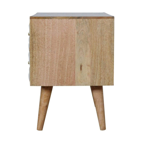 Diamond Carved Media Unit Living Artisan Furniture 