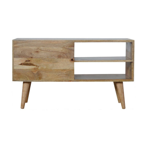 Diamond Carved Media Unit Living Artisan Furniture 