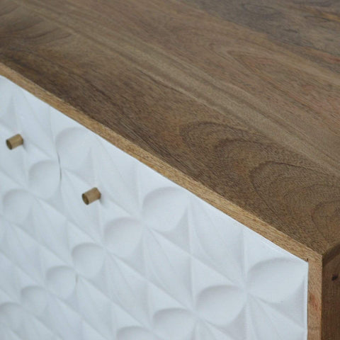 Diamond Carved Sideboard Living Artisan Furniture 