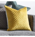 Diamond Quilted Cushion Ochre Accessories Regency Studio 