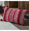 Diamond Tufted Pom Pom Cushion Red Accessories Regency Studio 
